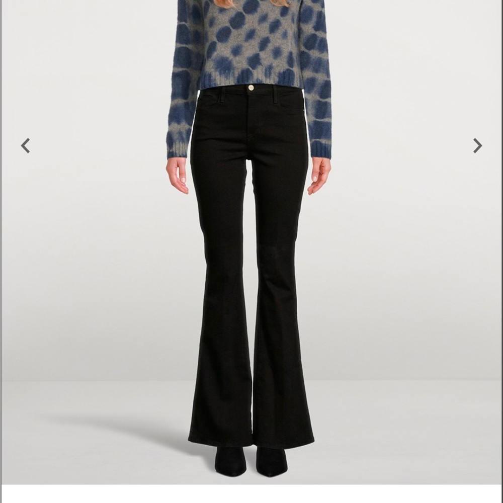 Black Flared Jeans